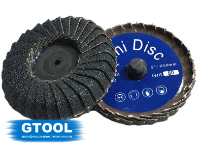 ДИСК ШЛИФОВАЛЬНЫЙ КЛТ ВЫГНУТЫЙ Р80 D50ХROLOC 11250