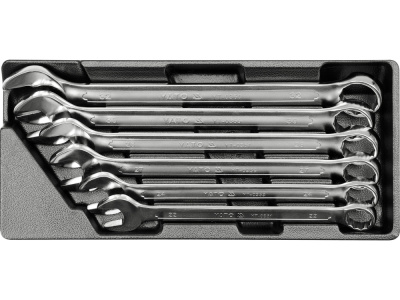 ЛОЖЕМЕНТ 1/3 НАБОР КЛЮЧЕЙ РОЖКОВО/НАКИДНЫХ 22 32ММ 6ПР YT-5532